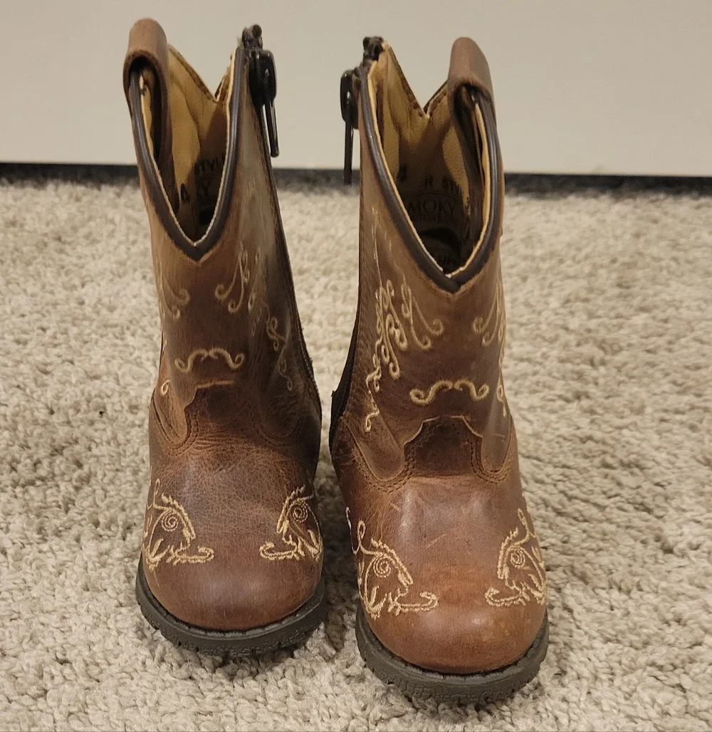 Smoky Hopalong Western Boots Size 4 Toddler